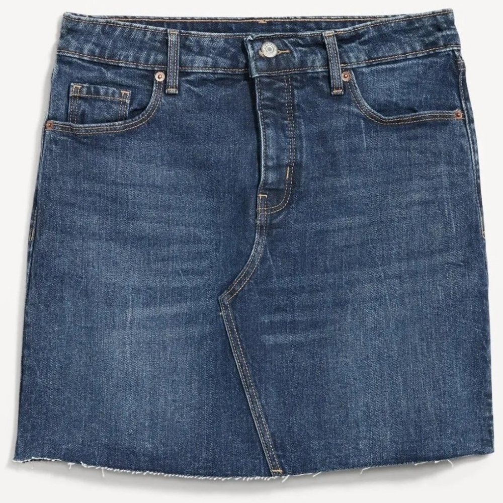 High Rise Denim Jean Mini Cut off NWT Plus Sz 20